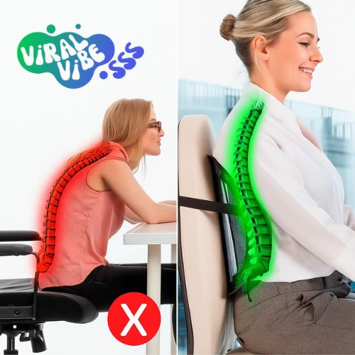 Espaldar Ergonomico De Apoyo Lumbar - LumbarConfort
