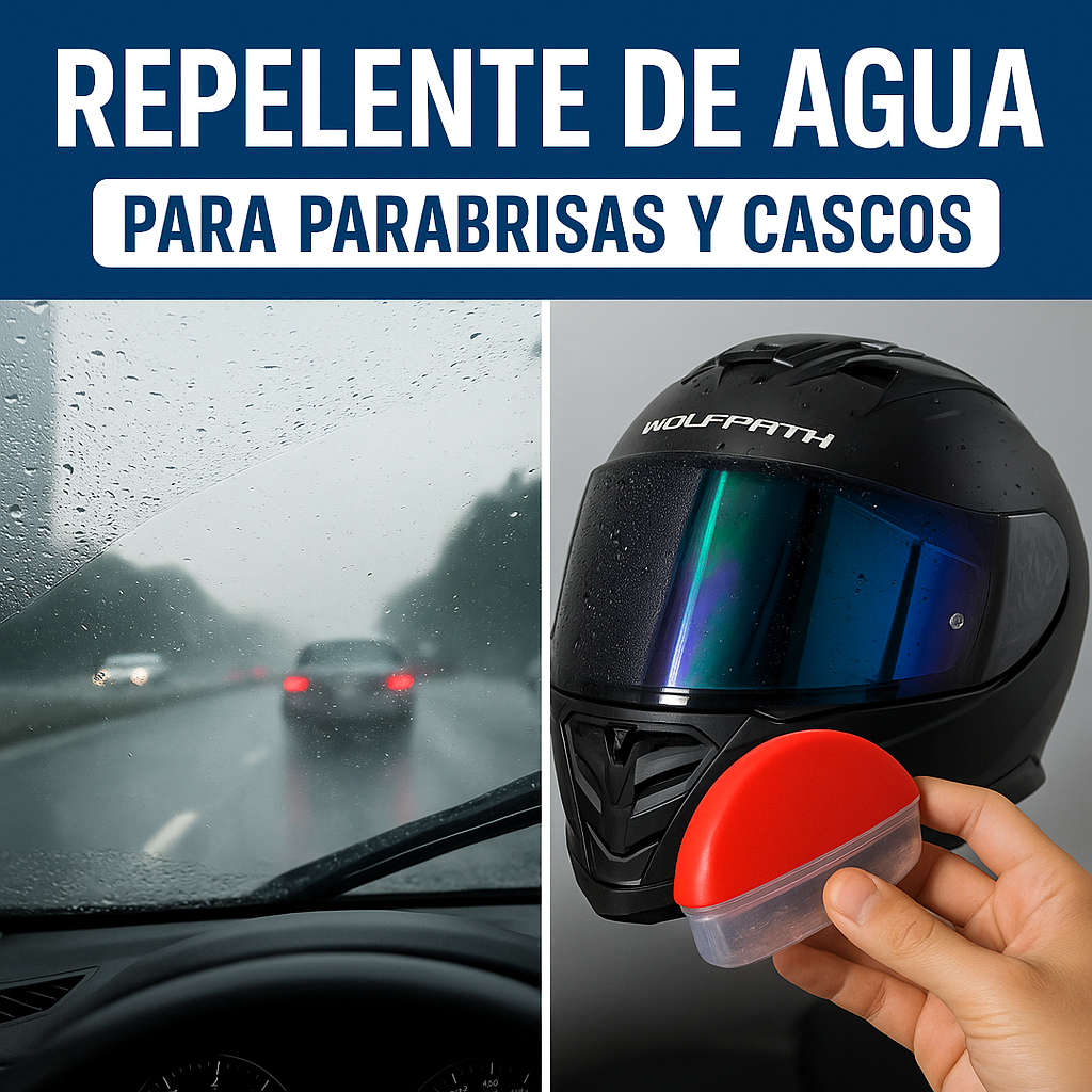 Glass Cool Repelente de Agua (para carros y cascos)