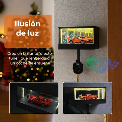 Porta Llaves Infinity LED Garaje 3D